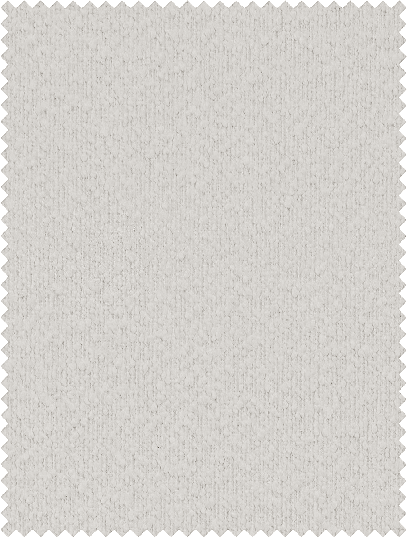 Boucle Ivory Swatch paper from vantpanel with a green zigzag border.
