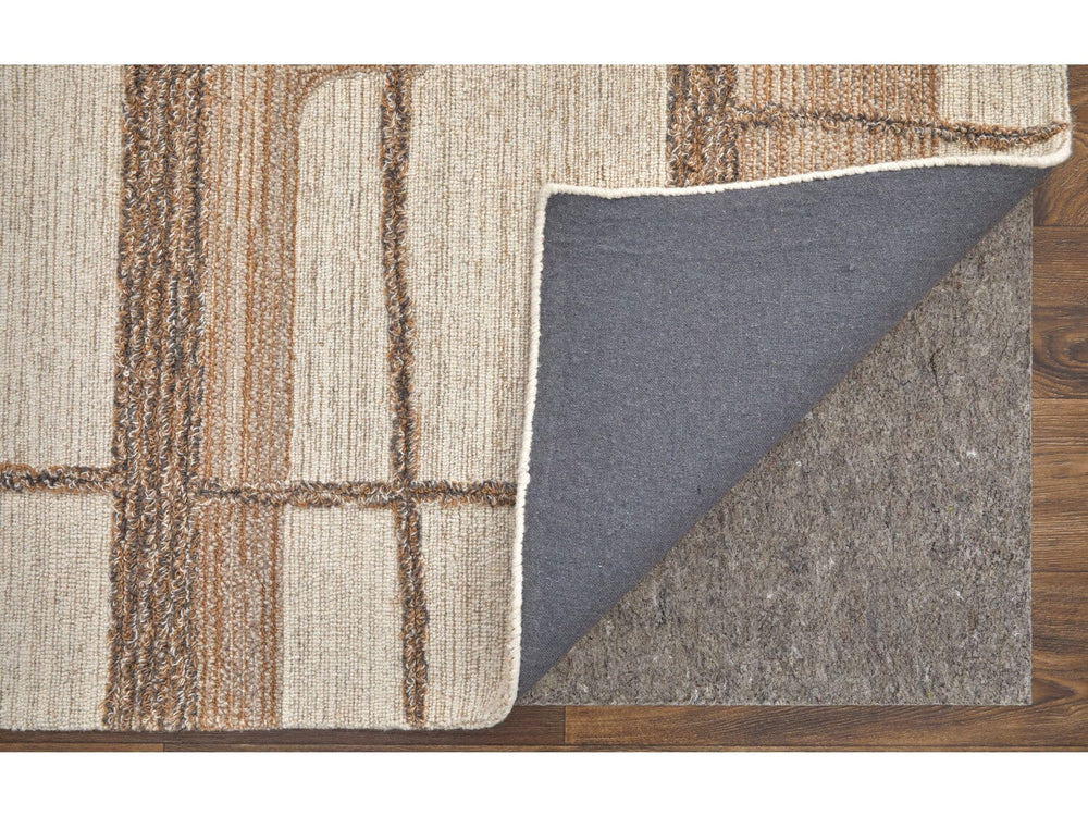 2' X 3' Ivory/Brown/Tan Pollock Modern Geometric - Area Rug 
