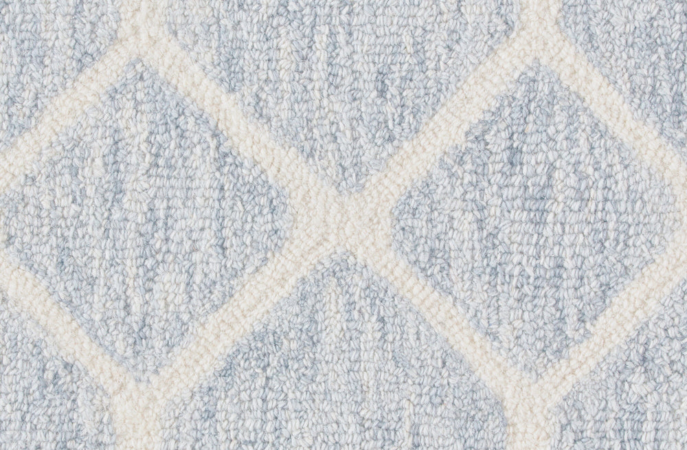 2'X3' Blue/Ivory Belfort Transitional - Accent Rug 