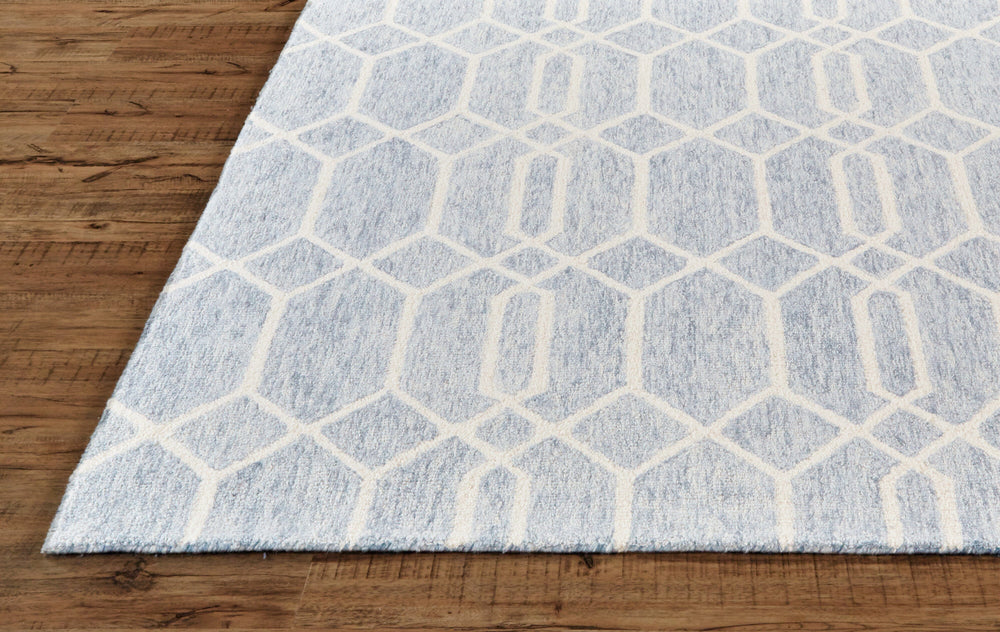 2'X3' Blue/Ivory Belfort Transitional - Accent Rug 