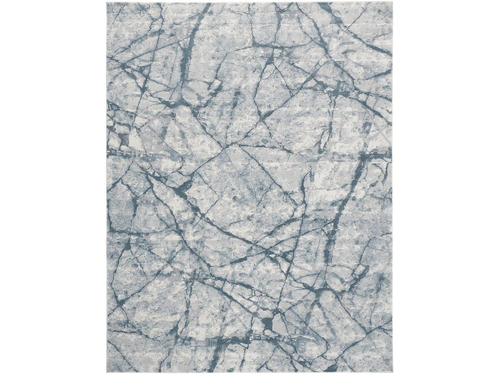 2X3 Blue/Gray/Ivory Atwell Transitional Abstract - Accent Rug 