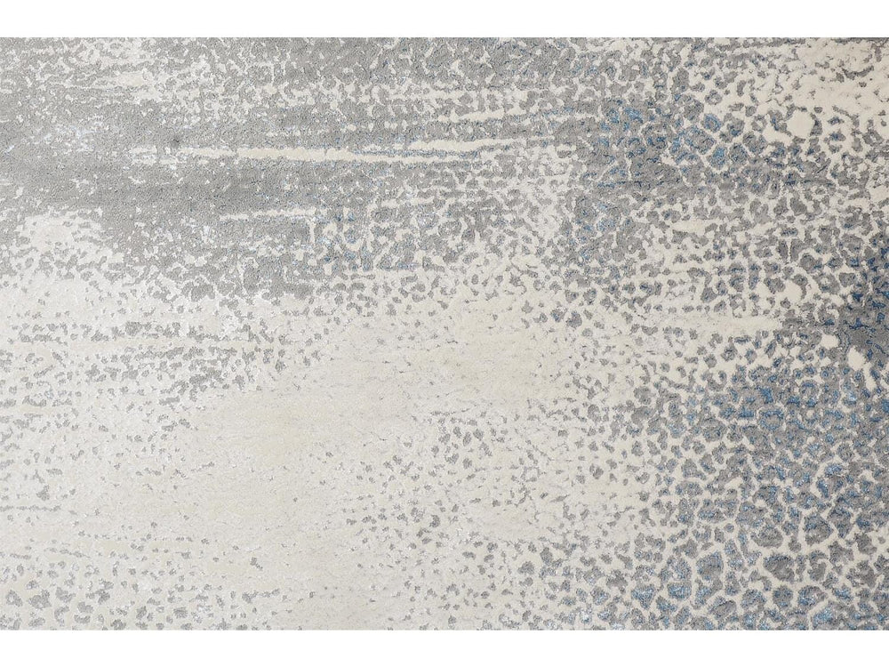 3'11X6' Gray/Blue/Ivory Azure Modern Watercolor - Accent Rug 