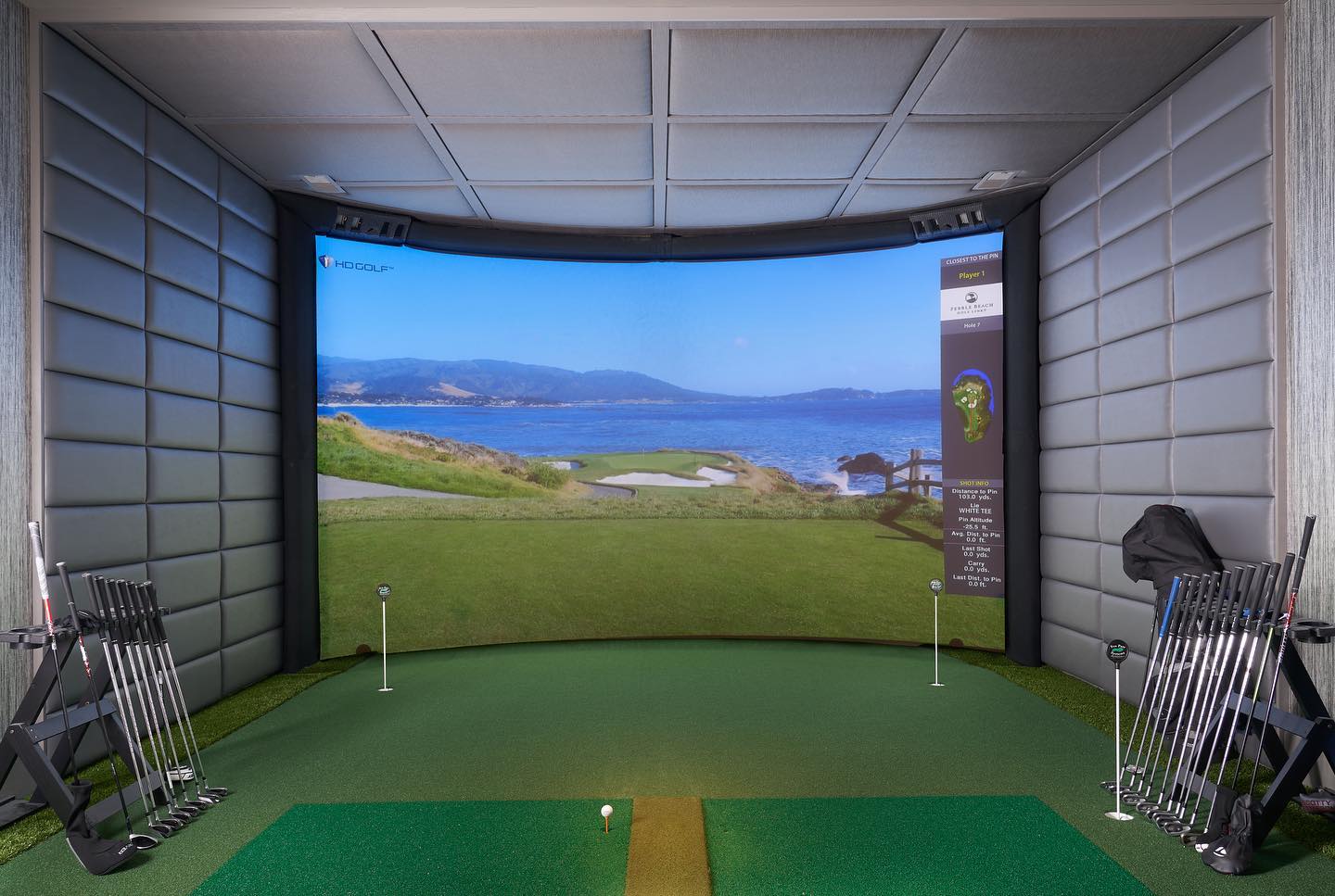 It’s President’s Cup week here in Charlotte! We are revisiting some of our favorite golf simulators. Which is your favorite? ⛳️