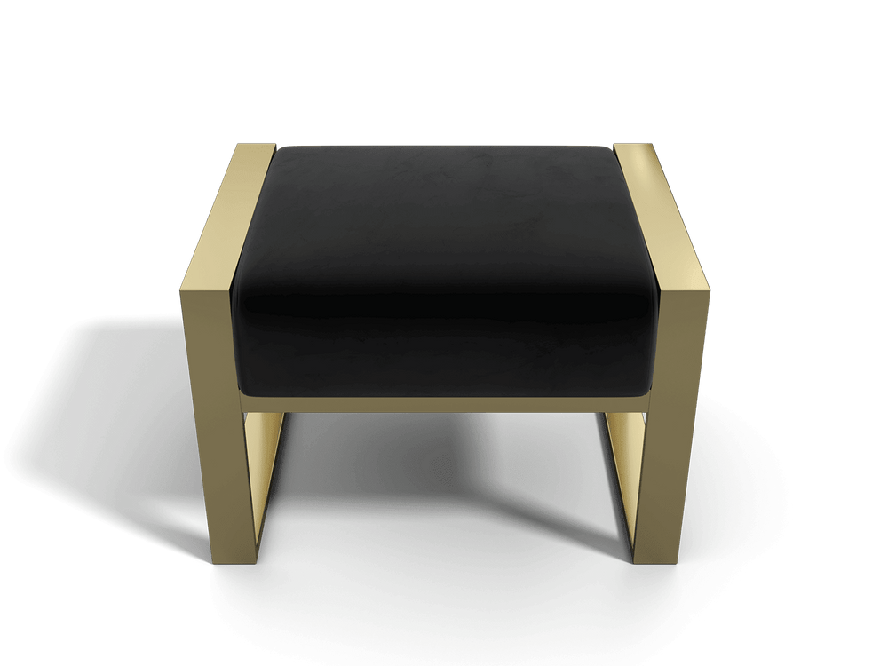 Ottoman Velvet/Black Vänt Bënkel 