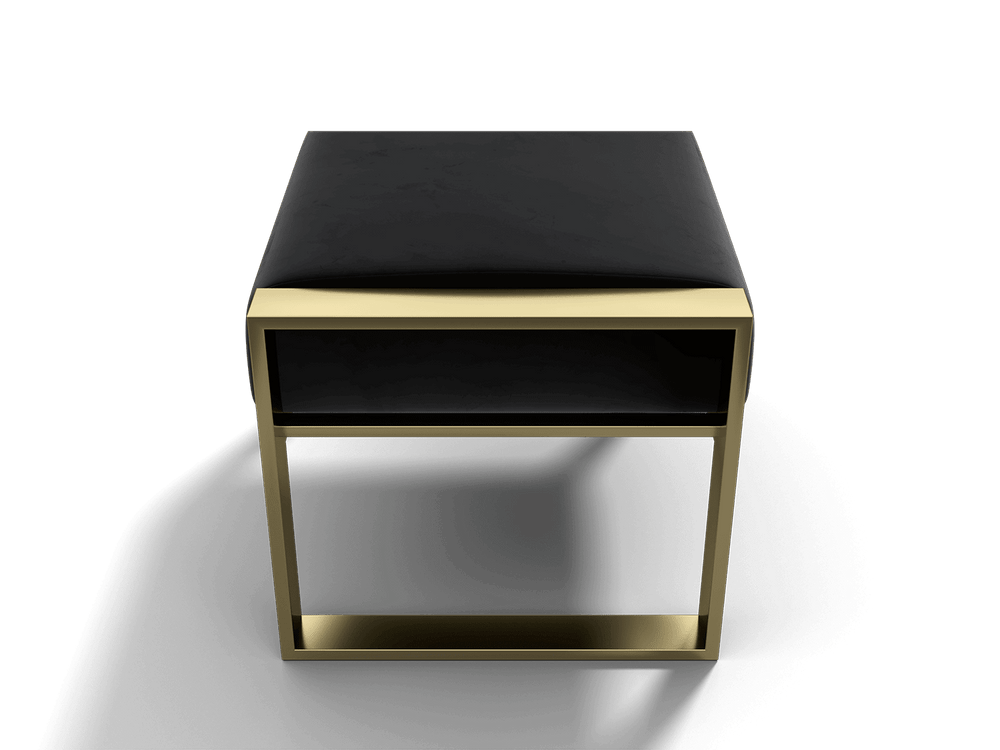 Ottoman Velvet/Black Vänt Bënkel 