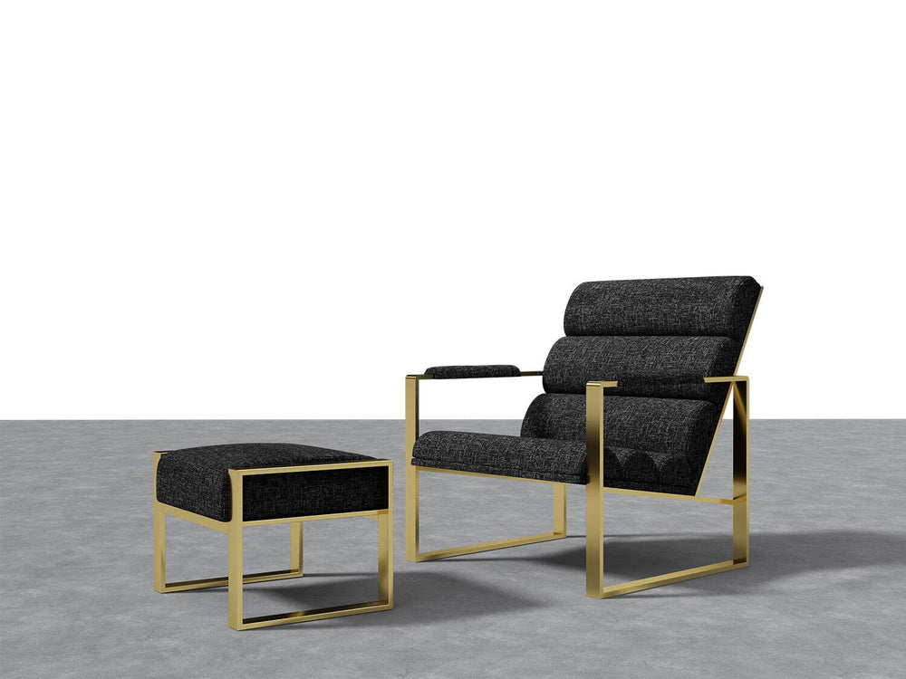 Chair + Ottoman Weave/Prestige Vänt Bënkel 