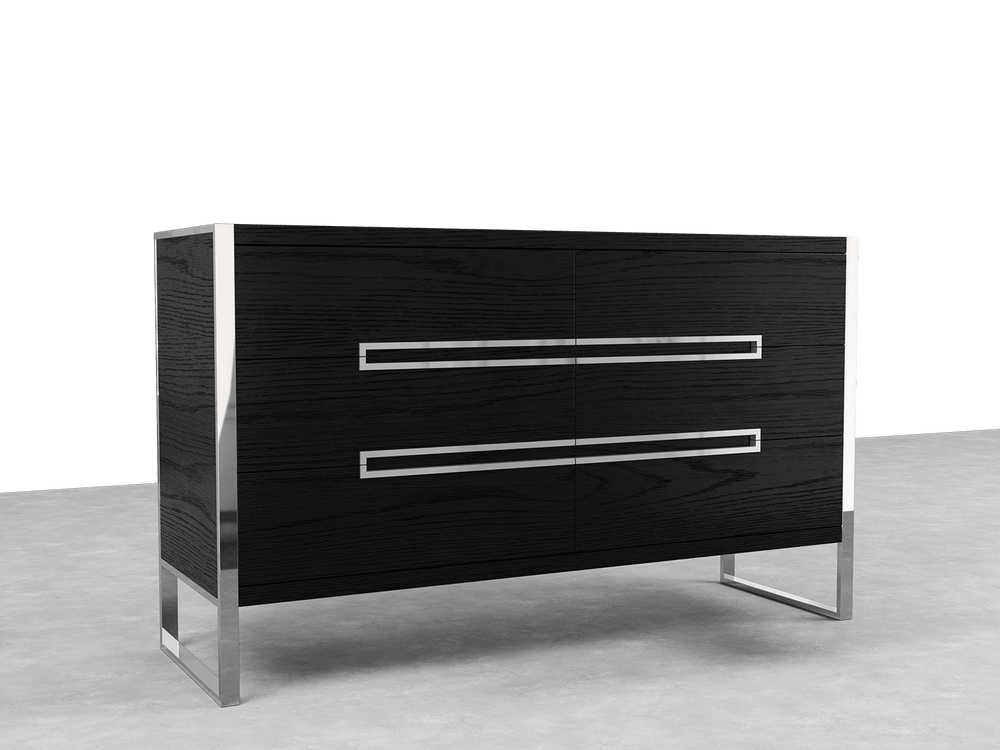 Black Silver Chrome Vant Leidël Dresser 