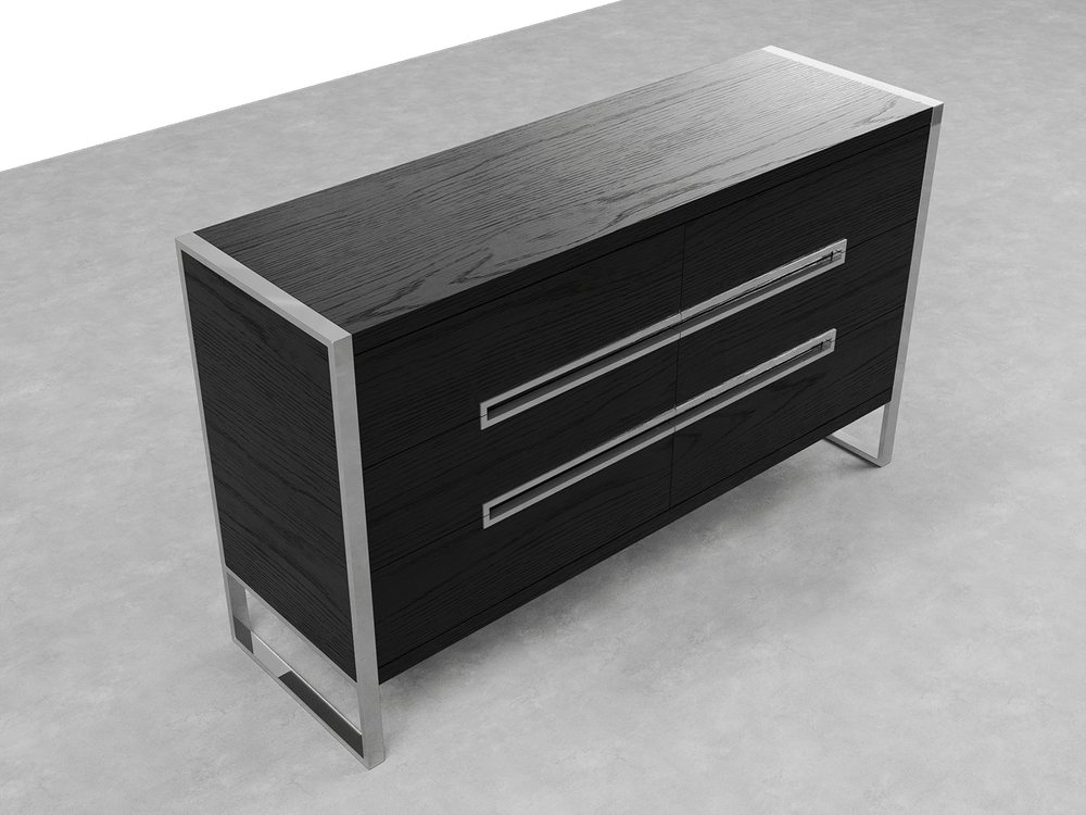Black Silver Chrome Vant Leidël Dresser 