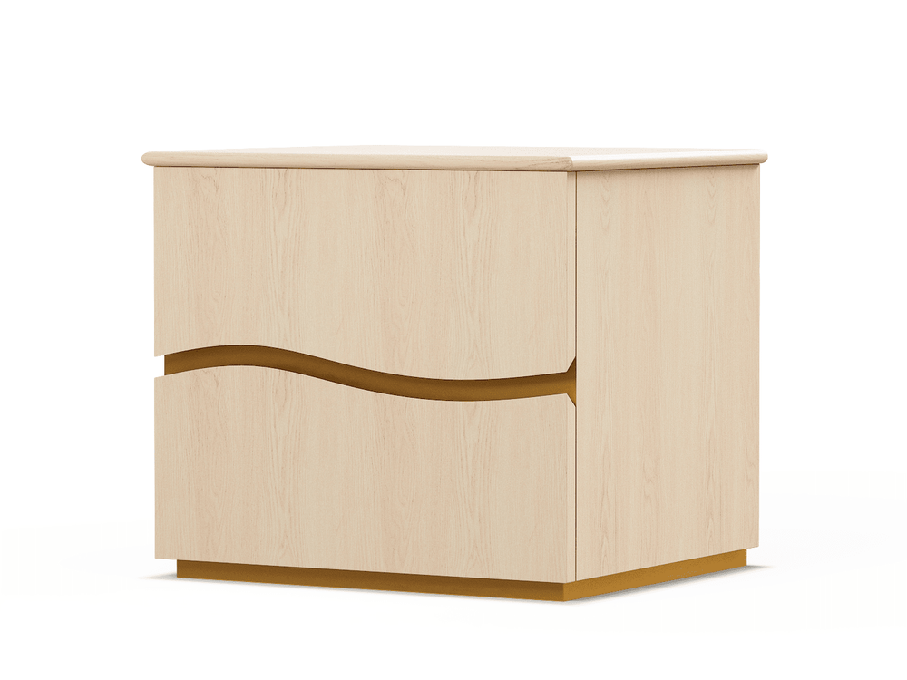 Blond Oak Onda Night Stand X Marianna Fiorin 