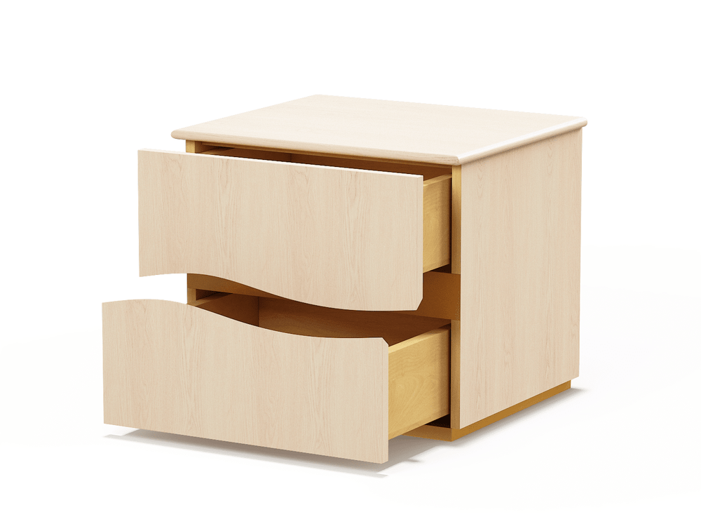 Blond Oak Onda Night Stand X Marianna Fiorin 