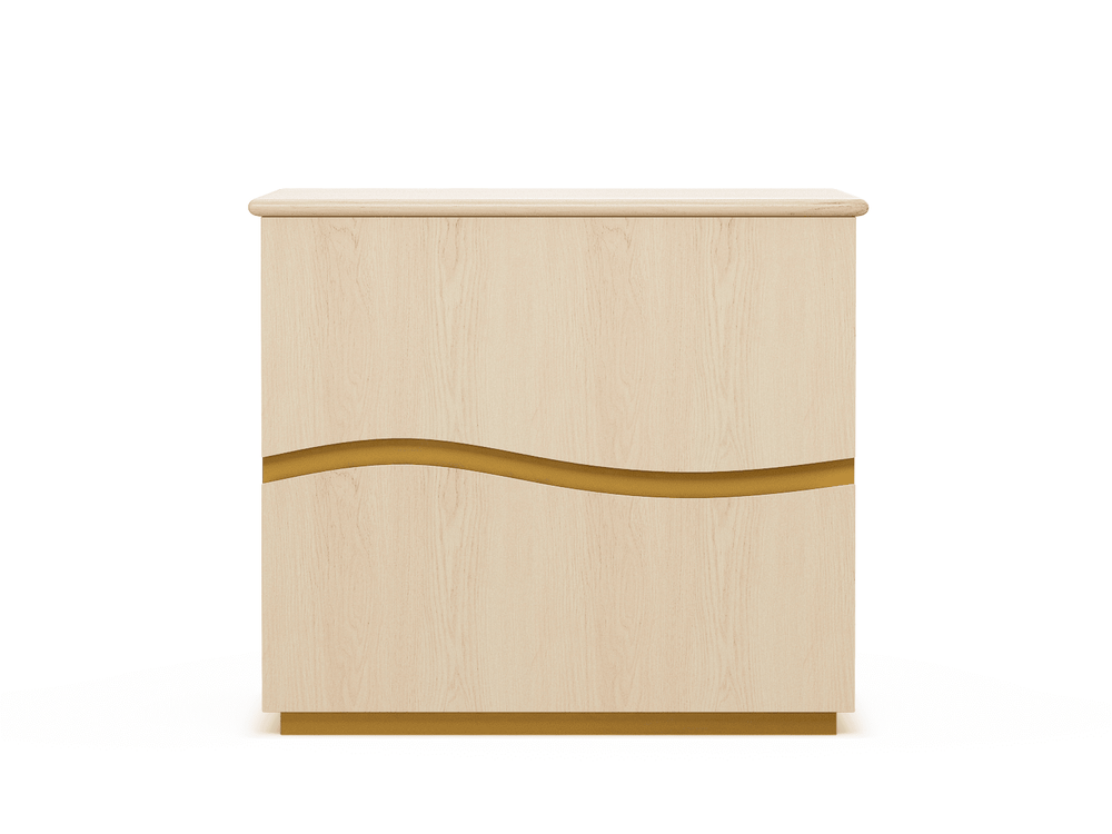 Blond Oak Onda Night Stand X Marianna Fiorin 