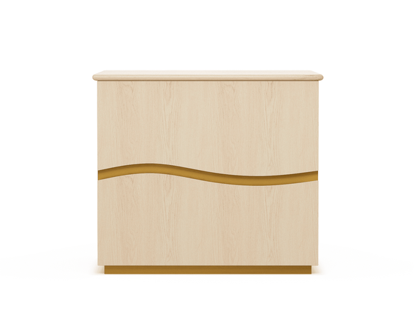 Blond Oak Onda Night Stand X Marianna Fiorin | VAMANS-WBLND-GL