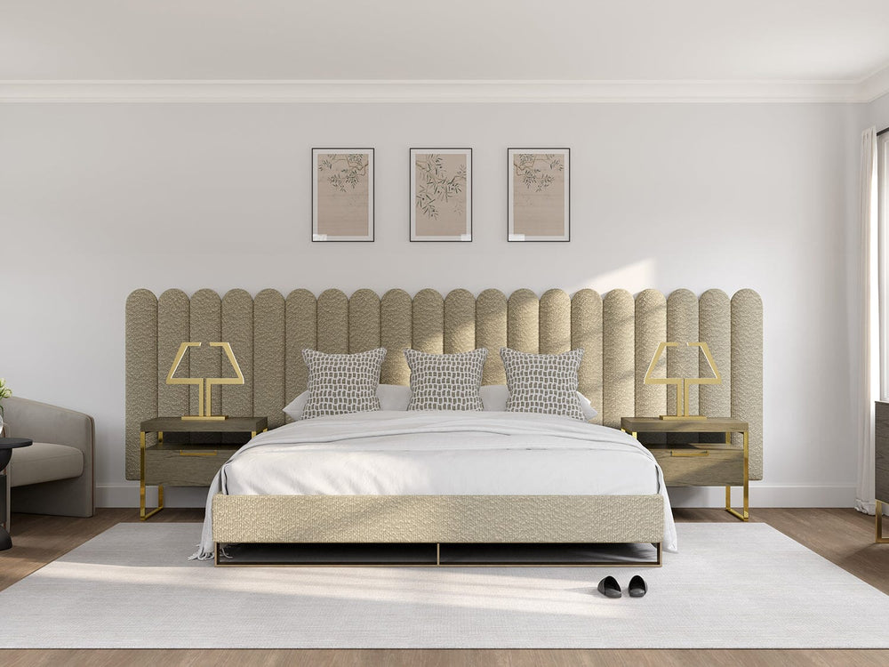 Boucle Beige Scalloped Panels Navagio layout 