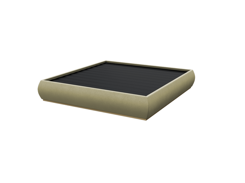 Faux Mohair Green Luna Bed X Marianna Fiorin - Queen Size 