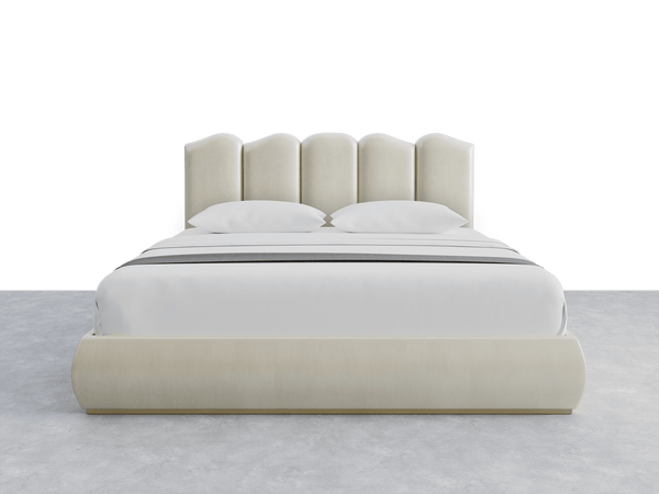 Shimmery Velvet Pearl Luna Headboard Sera Layout - 76