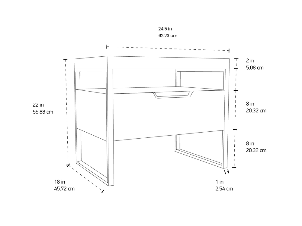 Vänt Nightstand 