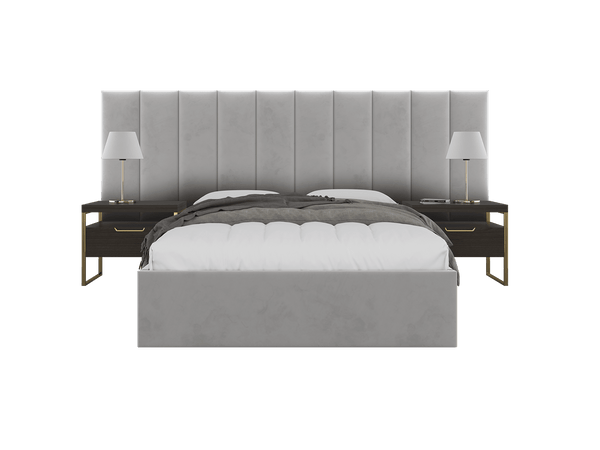 Velvet Platinum Grey Marie Layout - 115