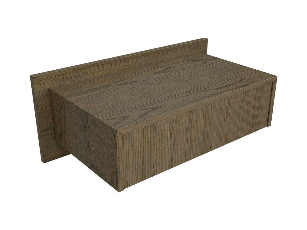 Weathered Oak 30 Inch Floating Nightstand 