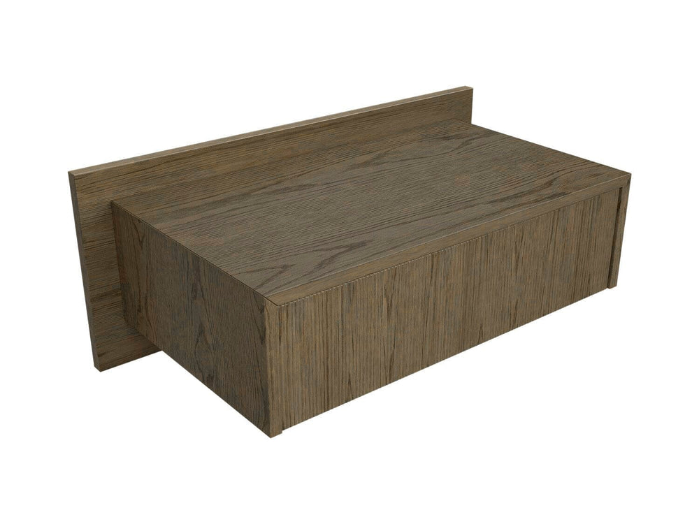 Weathered Oak 30 Inch Floating Nightstand 