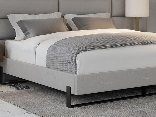 Vant Elevated Platform Bed Matte Black -Full Size