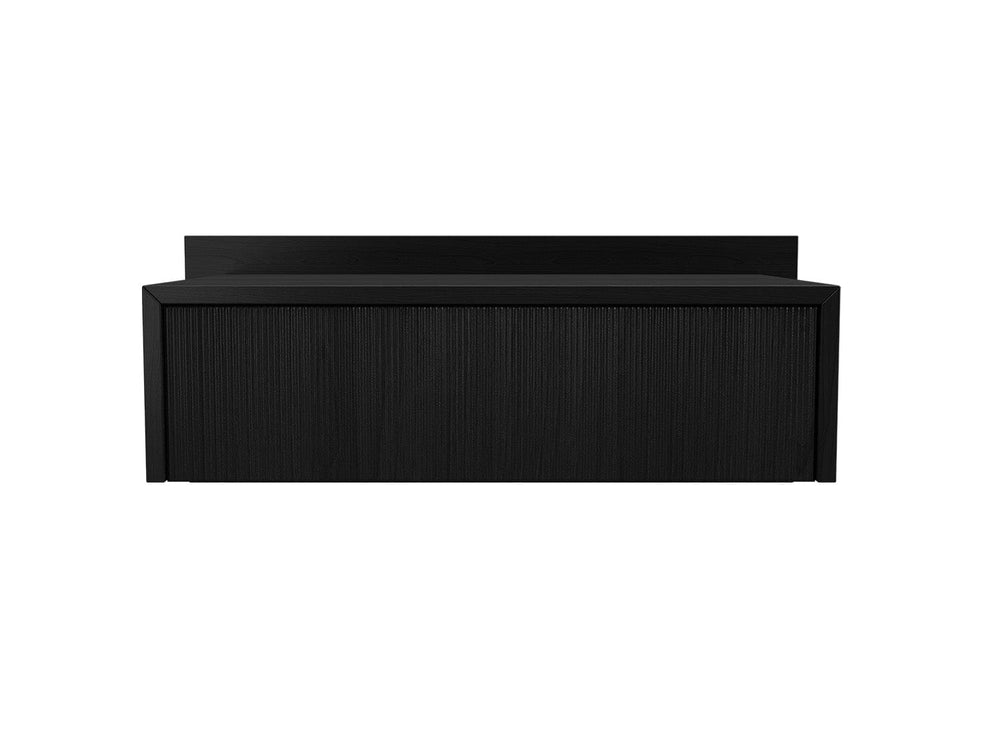 Black 30 Inch Floating Nightstand 