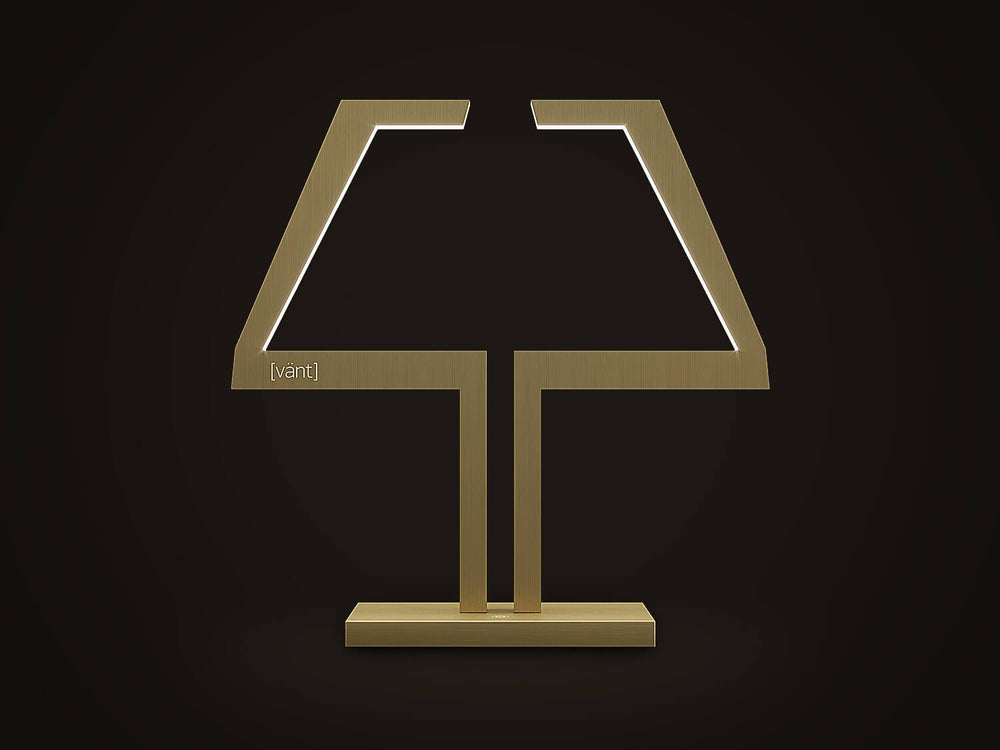 Brushed Brass Vant Outline Lamp 