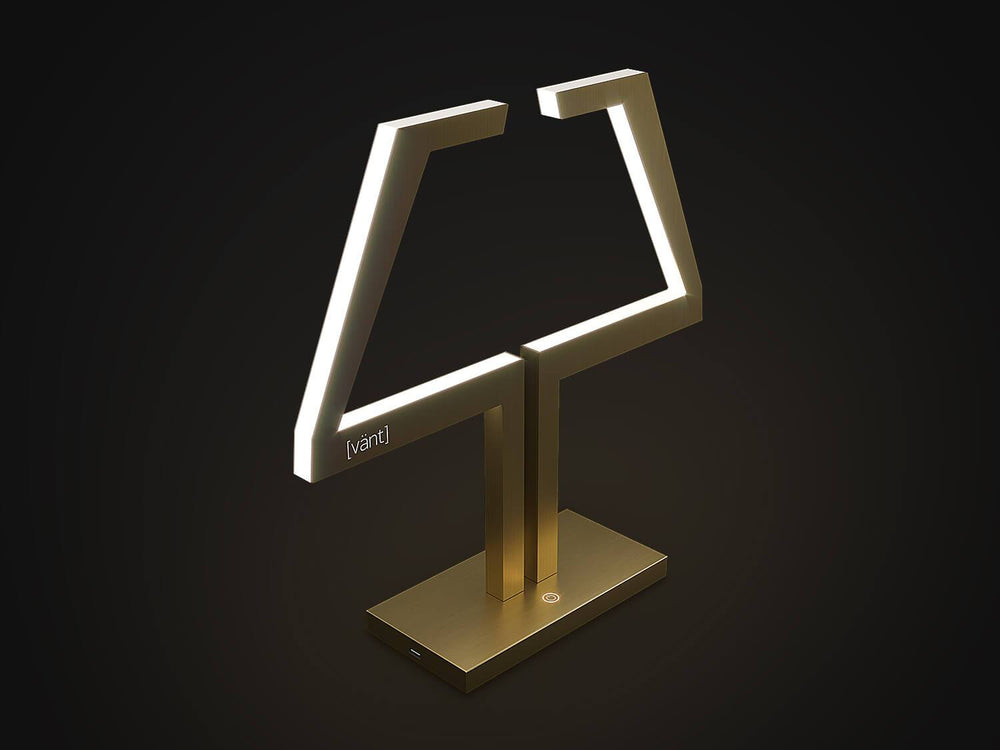 Brushed Brass Vant Outline Lamp 