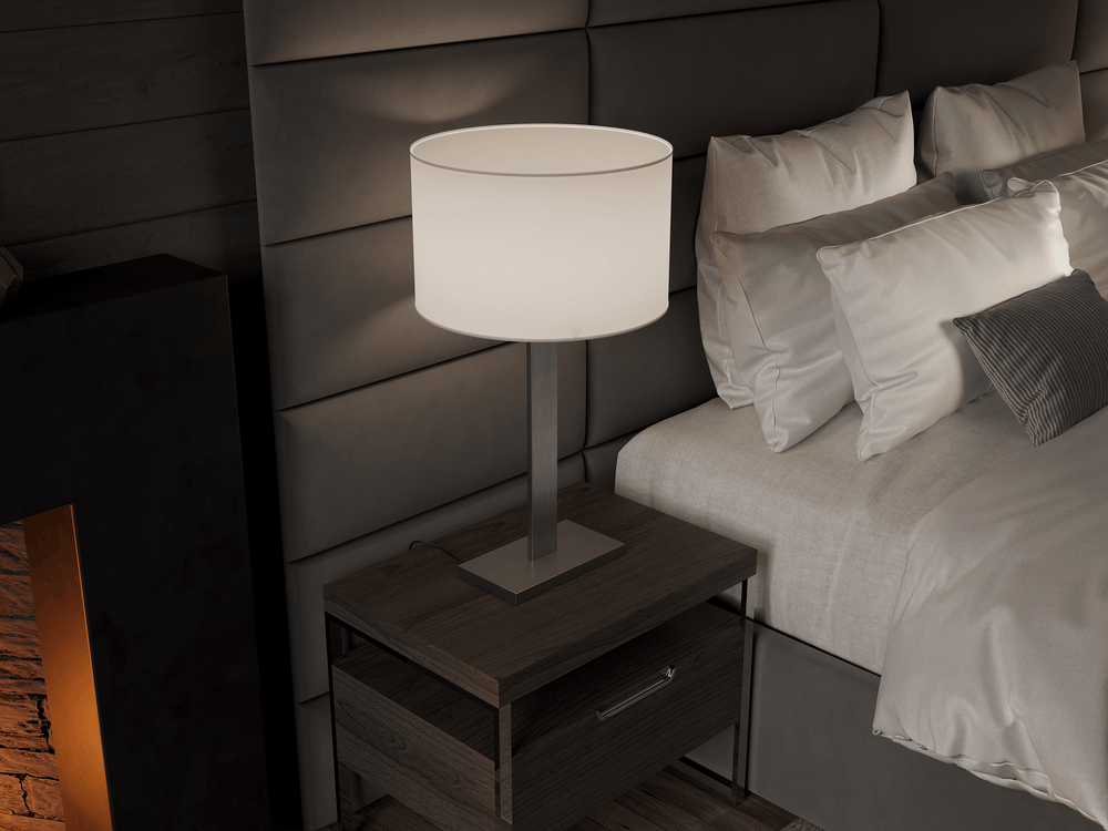Brushed Nickel Vant Column Lamp 