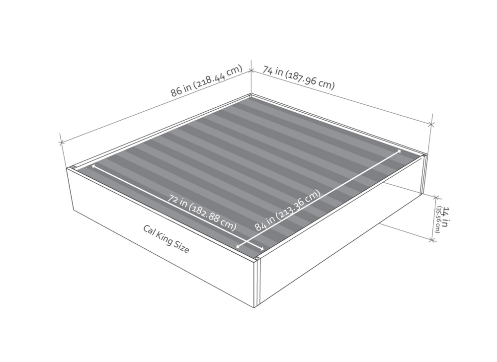 Vant Upholstered Platform Bed - California King Size 