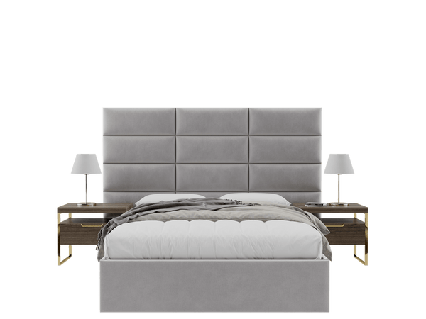 Velvet Platinum Grey Catherine Layout - 90