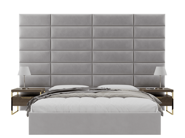 Velvet Platinum Grey Louis Layout - 138